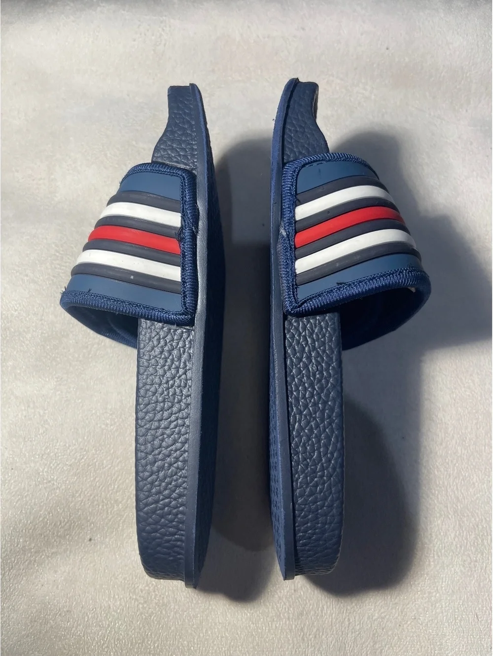 Tommy Bahama Kids’ Adjustable Slide Sandals Size 13 Navy